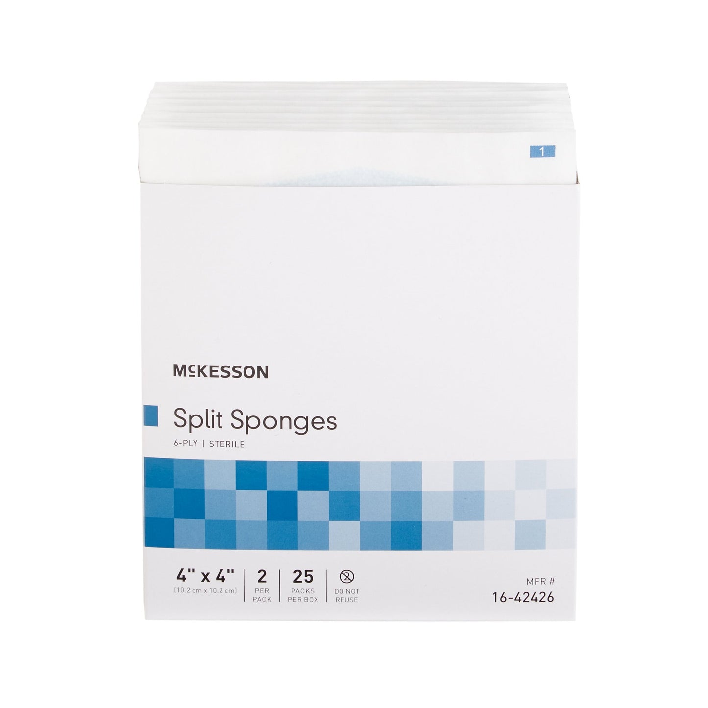 SPONGE, DRN 4"X4" 6PLY STR