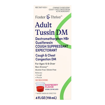 TUSSIN DM, LIQ FT SM ADLT 20-200MG 4OZ