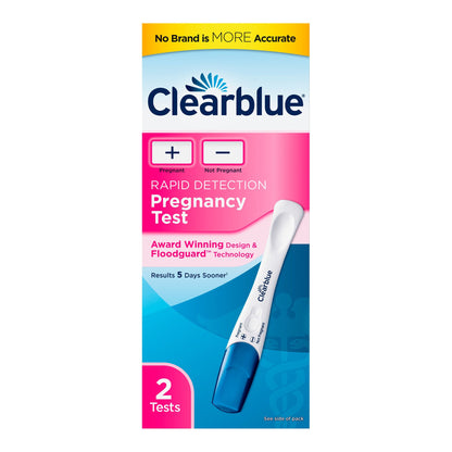 PREGNANCY TEST, CLEARBLUE RAPID DETECTION
