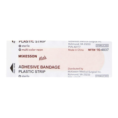 BANDAGE, ADHSV MCKID NEON STRIP 3/4"X3"