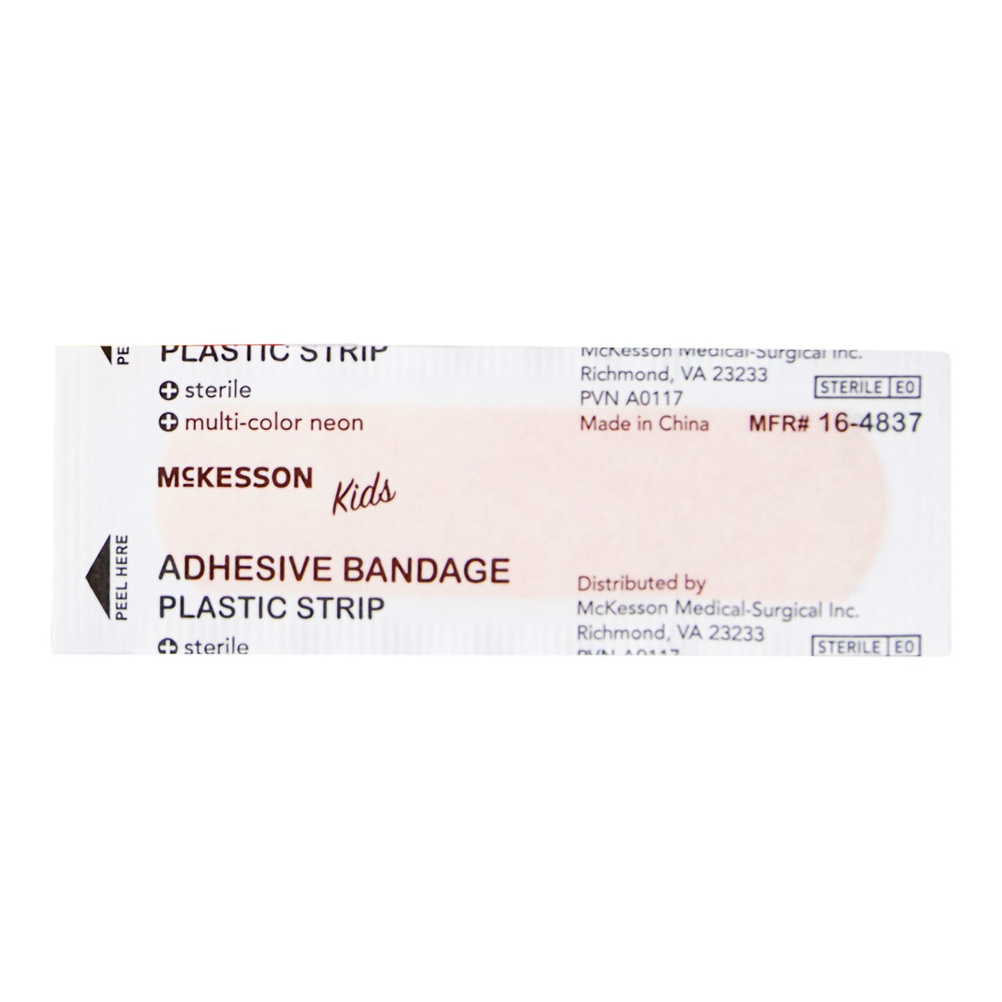 BANDAGE, ADHSV MCKID NEON STRIP 3/4"X3"
