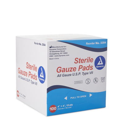 PAD, GAUZE 12PLY STR 4X4
