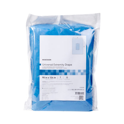 DRAPE, SURGICAL ORTHO UNIV EXTREMITY W/ABS 90"X124"