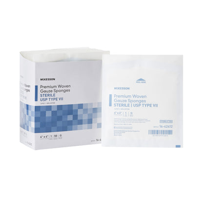 SPONGE, GAUZE TYPE-VII 12PLY STR 4"X4"