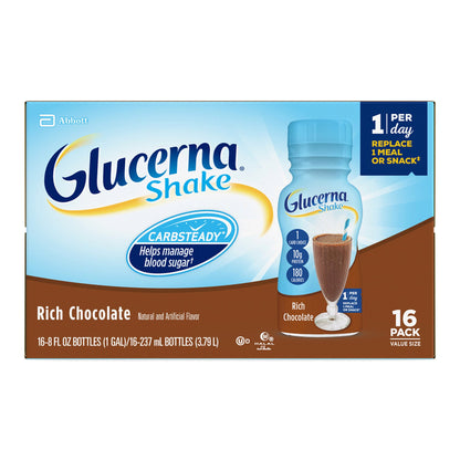 GLUCERNA SHAKE, RTD RICH CHOC8OZ BTL