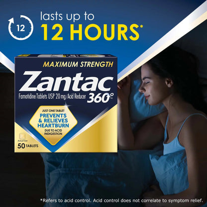 ZANTAC, TAB MAXIMUM STRENGTH 20MG