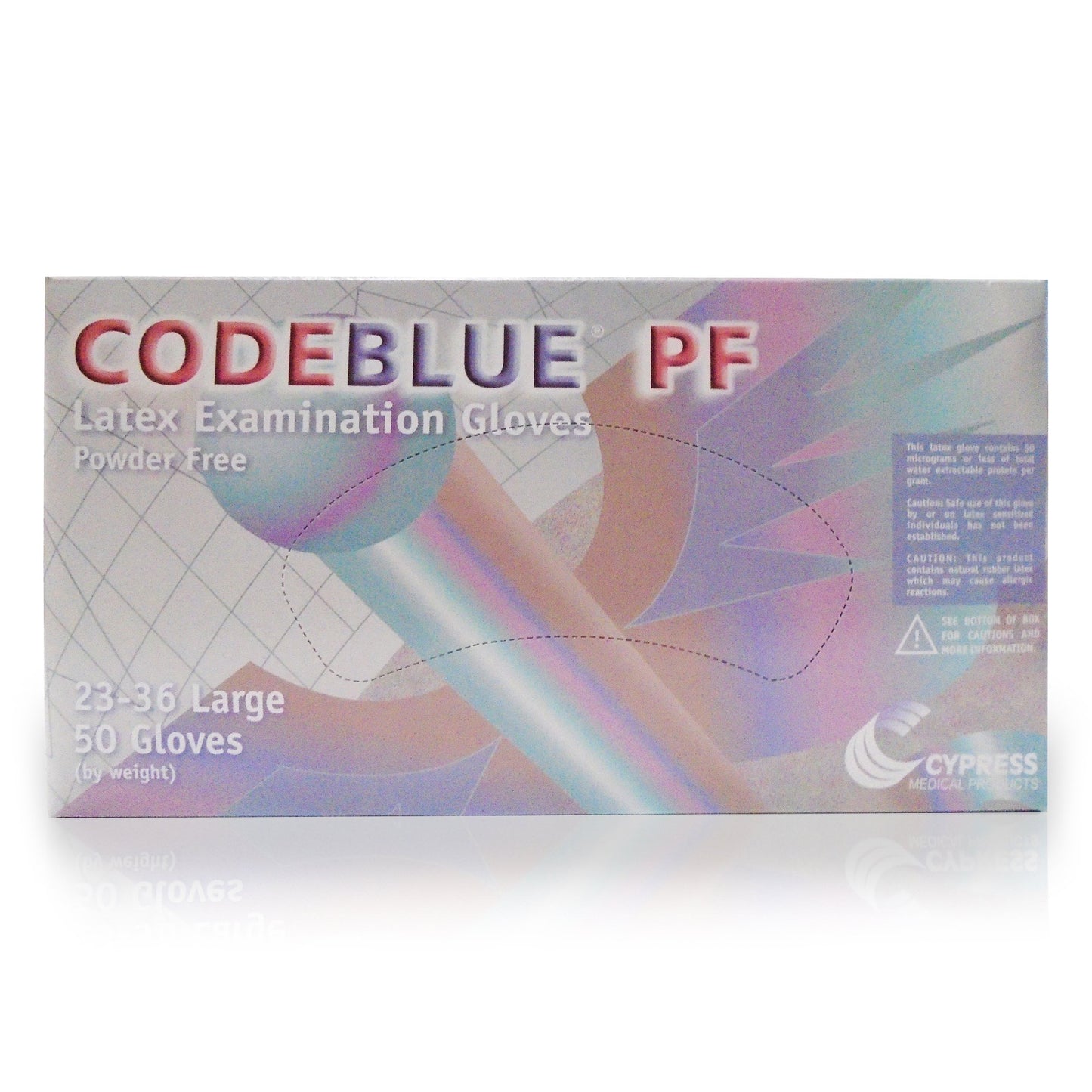 GLOVE, EXAM LTX LG N/S EXTCF CODEBLUE