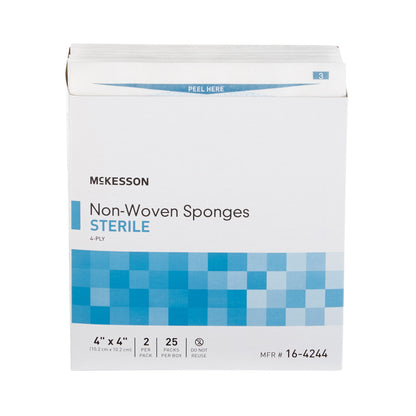 SPONGE, N/WOVN 4PLY 4"X4" STR2'S