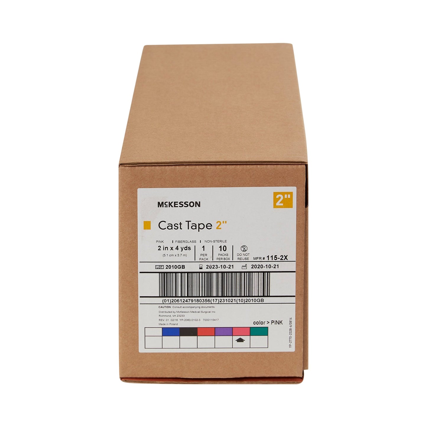 TAPE, CAST PNK LF 2"X4YDS