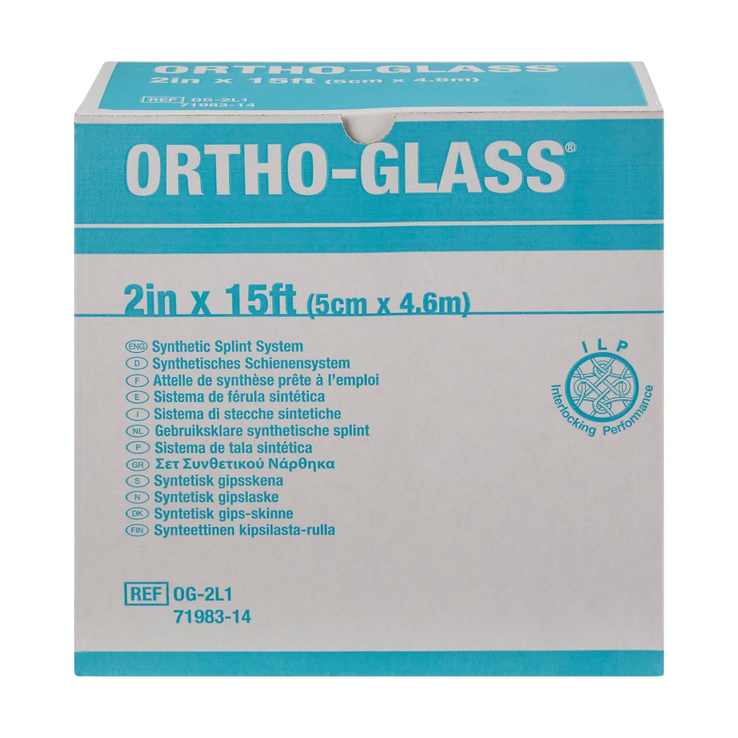 ROLL, SPLINT ORTHOGLASS 2"X15'