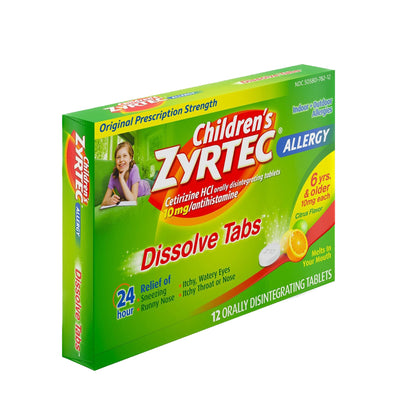 ZYRTEC, TAB CHLD ALLERGY 24HR