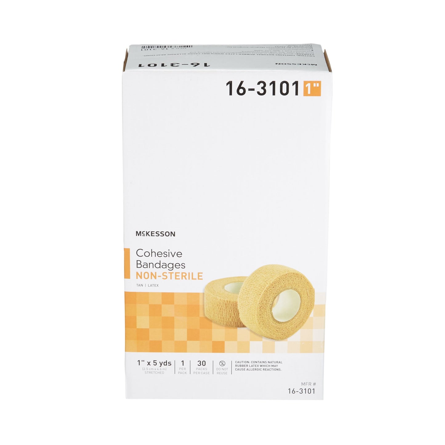 BANDAGE, COHESIVE N/S TAN 1"