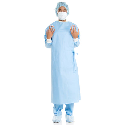 GOWN, SURG ULTRA STD BLU SM