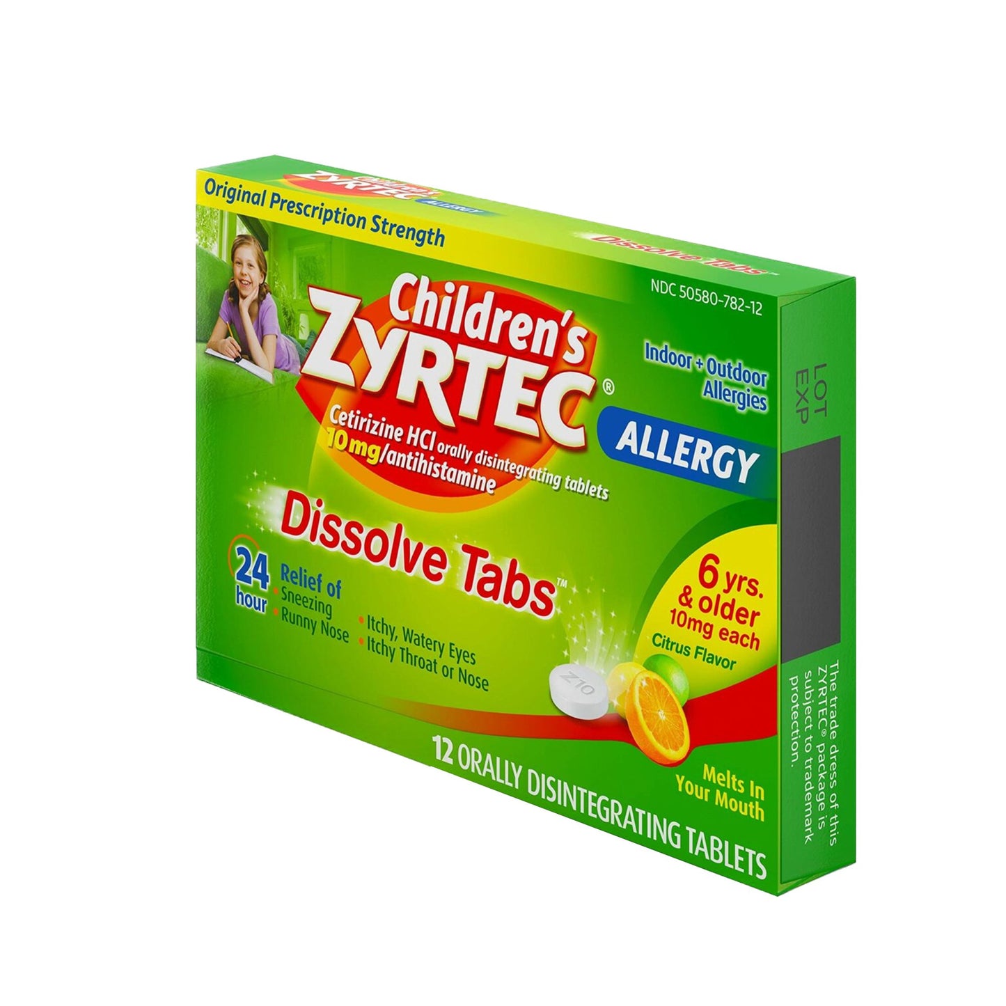 ZYRTEC, TAB CHLD ALLERGY 24HR