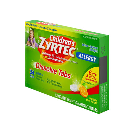 ZYRTEC, TAB CHLD ALLERGY 24HR