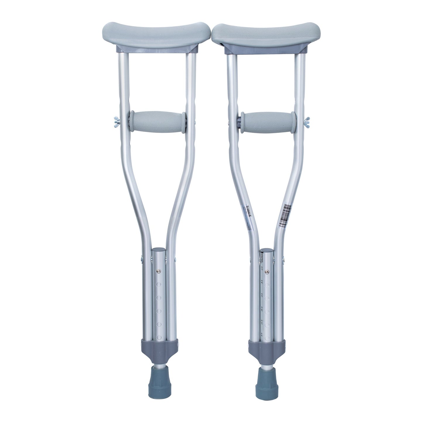 CRUTCH, ALUM PUSH BUTTON ADJ PED 175LB
