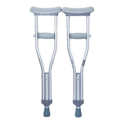 CRUTCH, ALUM PUSH BUTTON ADJ PED 175LB