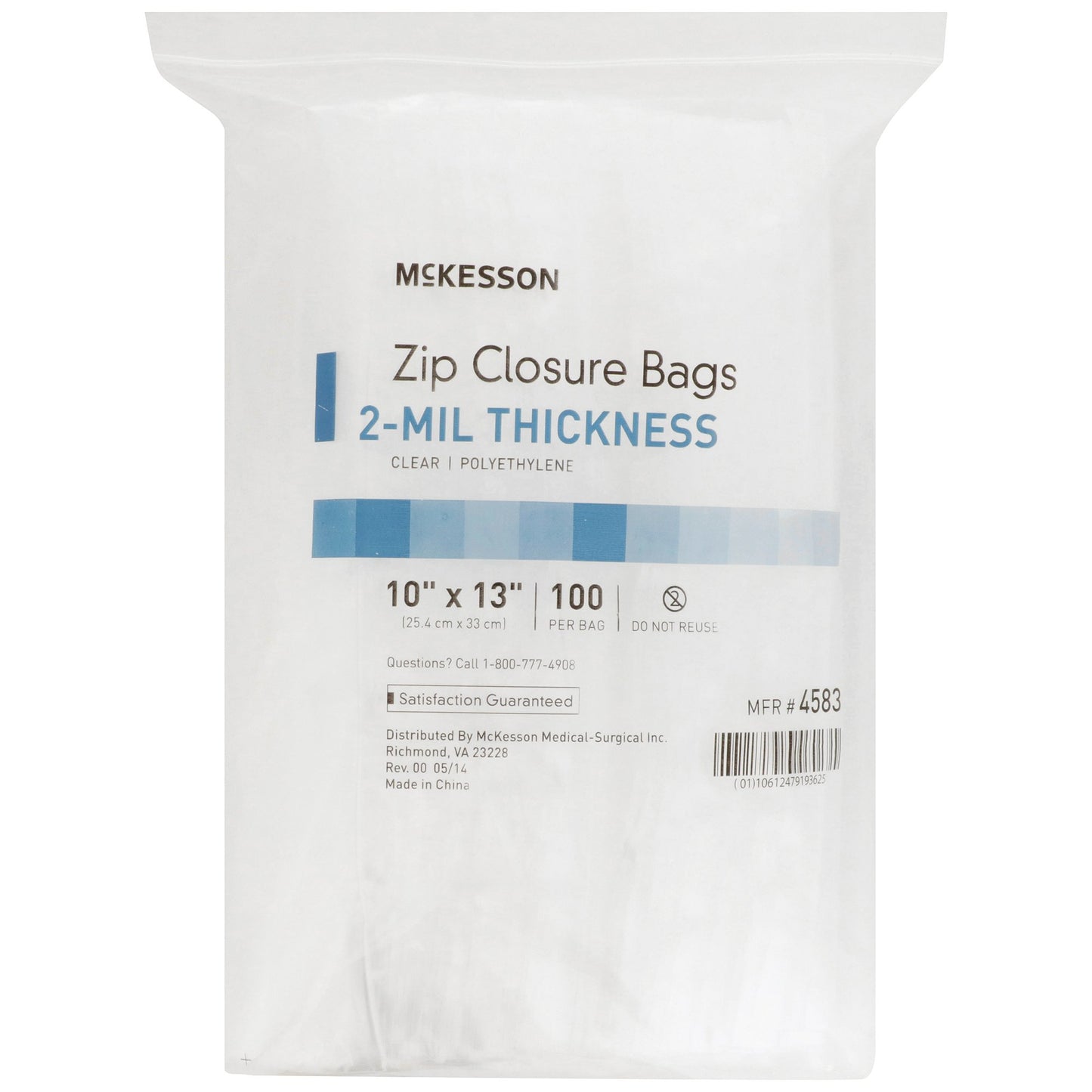 BAG, ZIP LOCK 10X13