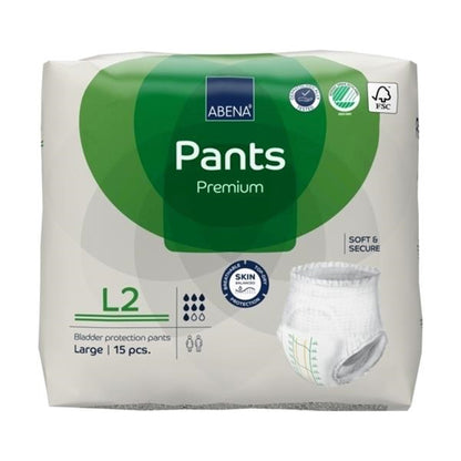 UNDERWEAR, INCONT ABENA PROT PREM L2 LG