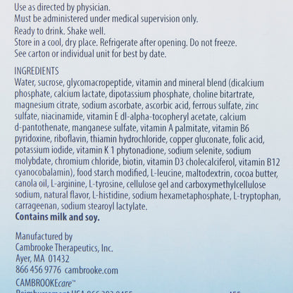 SUPPLEMENT, ORAL GLYTACTIN RTDORIG 15GM 8.3OZ