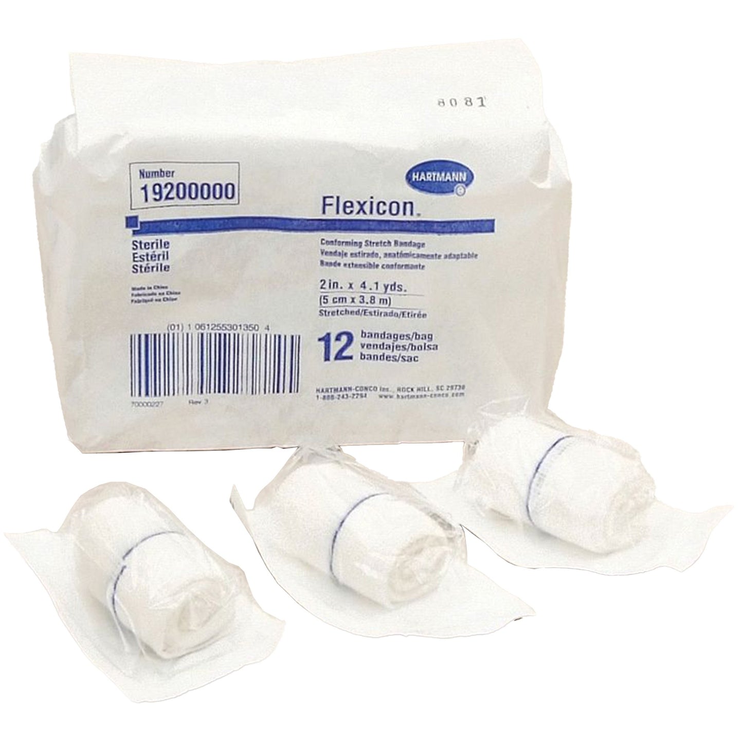 BANDAGE, ELAS FLEXICON STR 2"X4.1YD