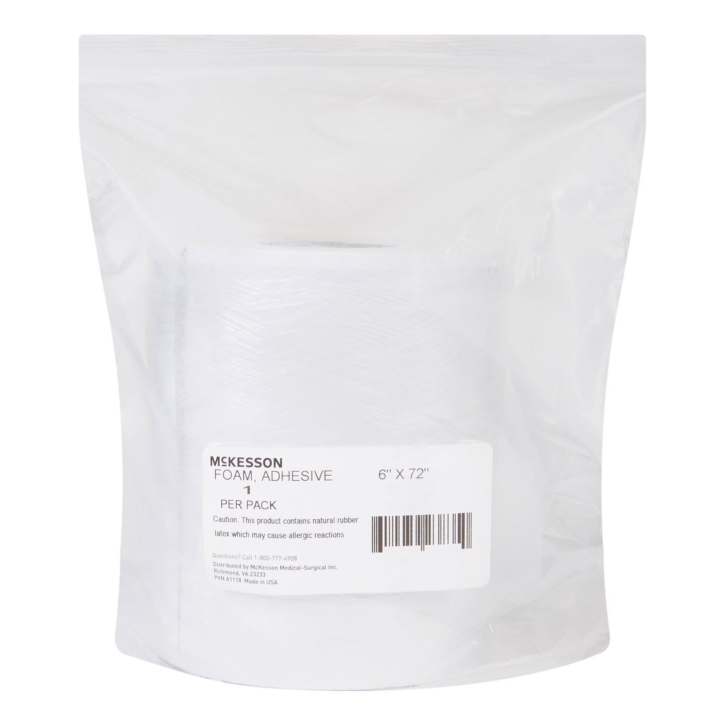 FOAM, ORTHOPEDIC ADH 1/8"X6"X72"