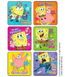 STICKER, SPONGE BOB