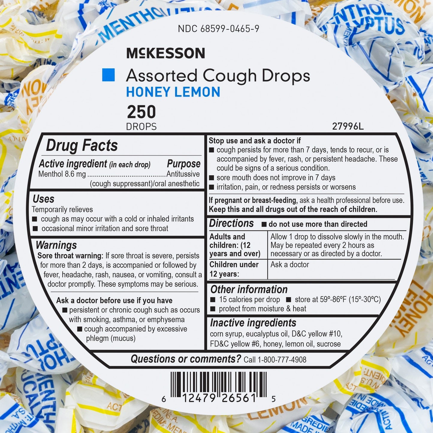 LOZENGE, COUGH DRP ASSORTED