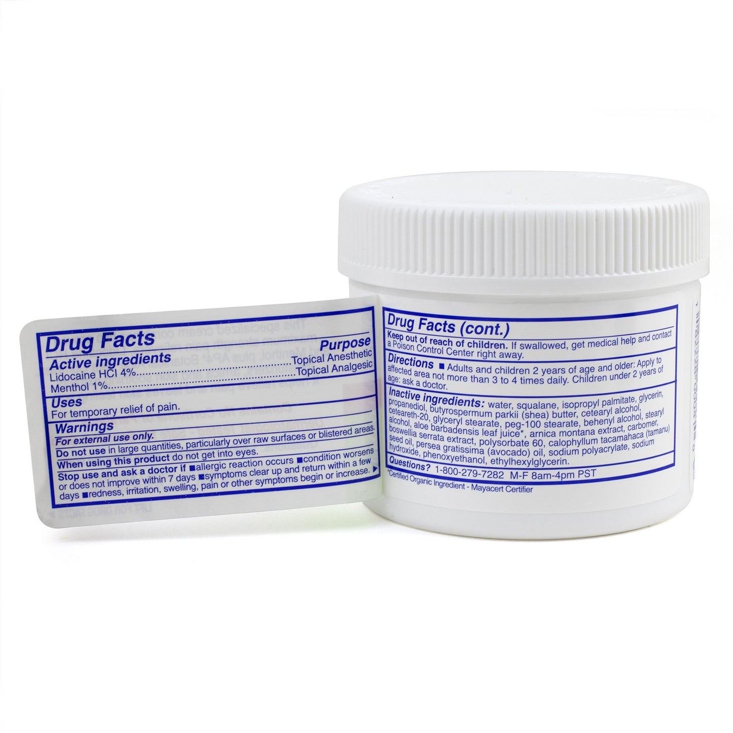 CREAM, PAIN RELIEF W/LIDOCAINEMENTHOL 4.0OZ