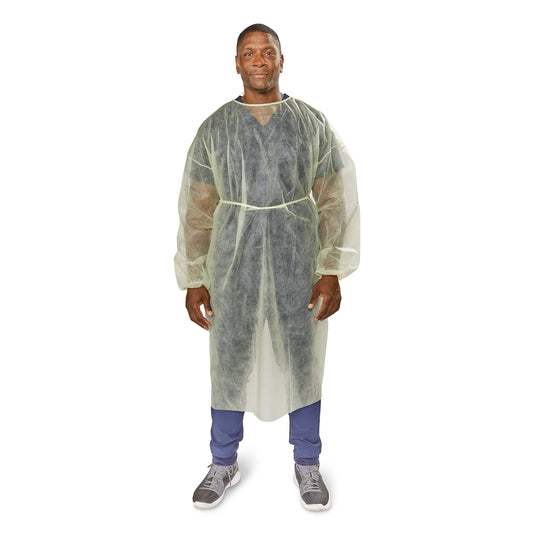 GOWN, ISO FULL BACK ELAS WRISTSBPP NR OSFM