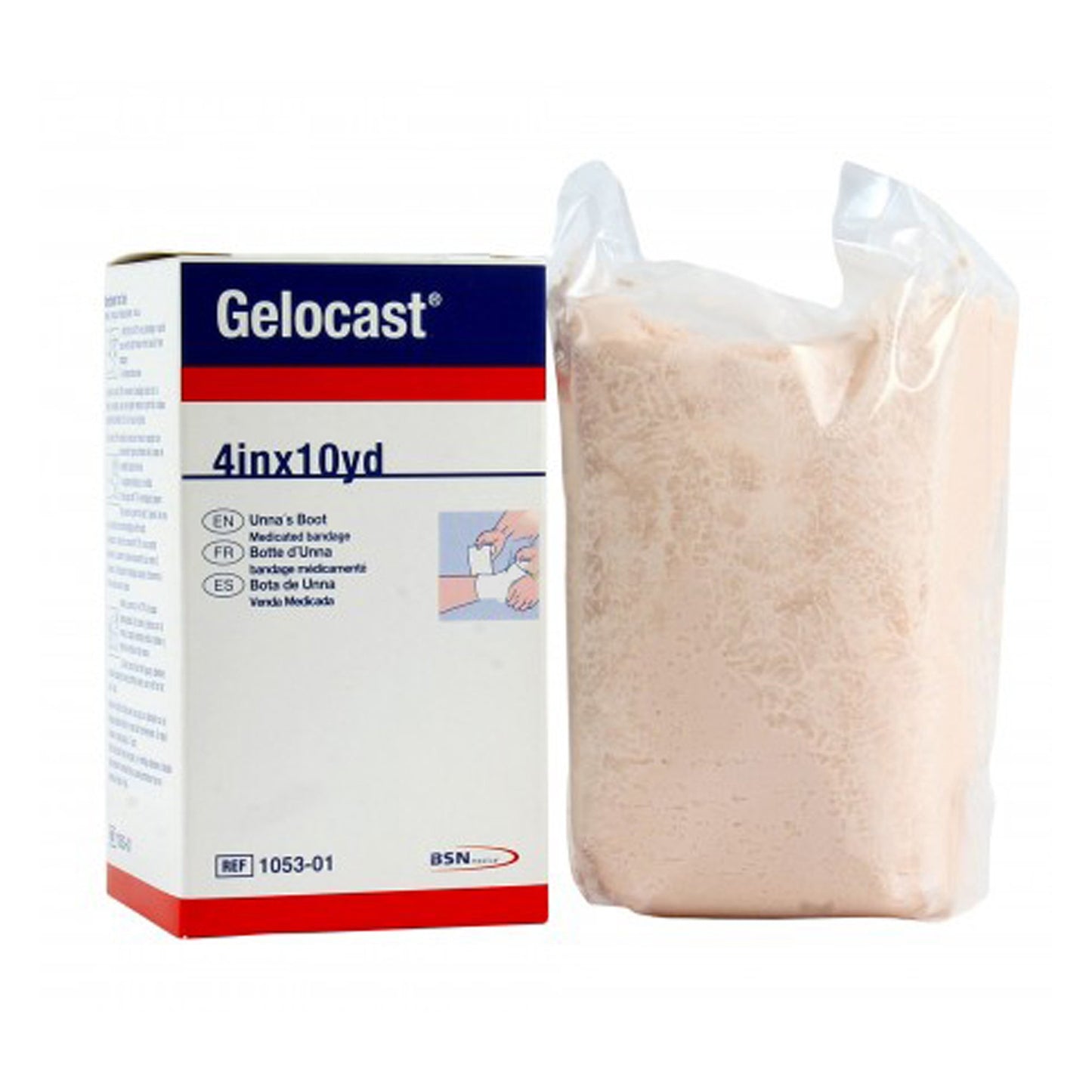 BANDAGE, GELOCAST MEDICATED 4"X10YDS SNCAST
