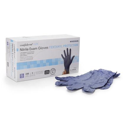 GLOVE, EXAM NTRL XL N/S CHEMOLDC BLU