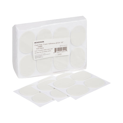 PEDI-PAD, FOAM ADH WHT #104-1//8"