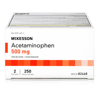 ACETAMINOPHEN TAB 500MG 250 X 2 UD BX 12BX/CS