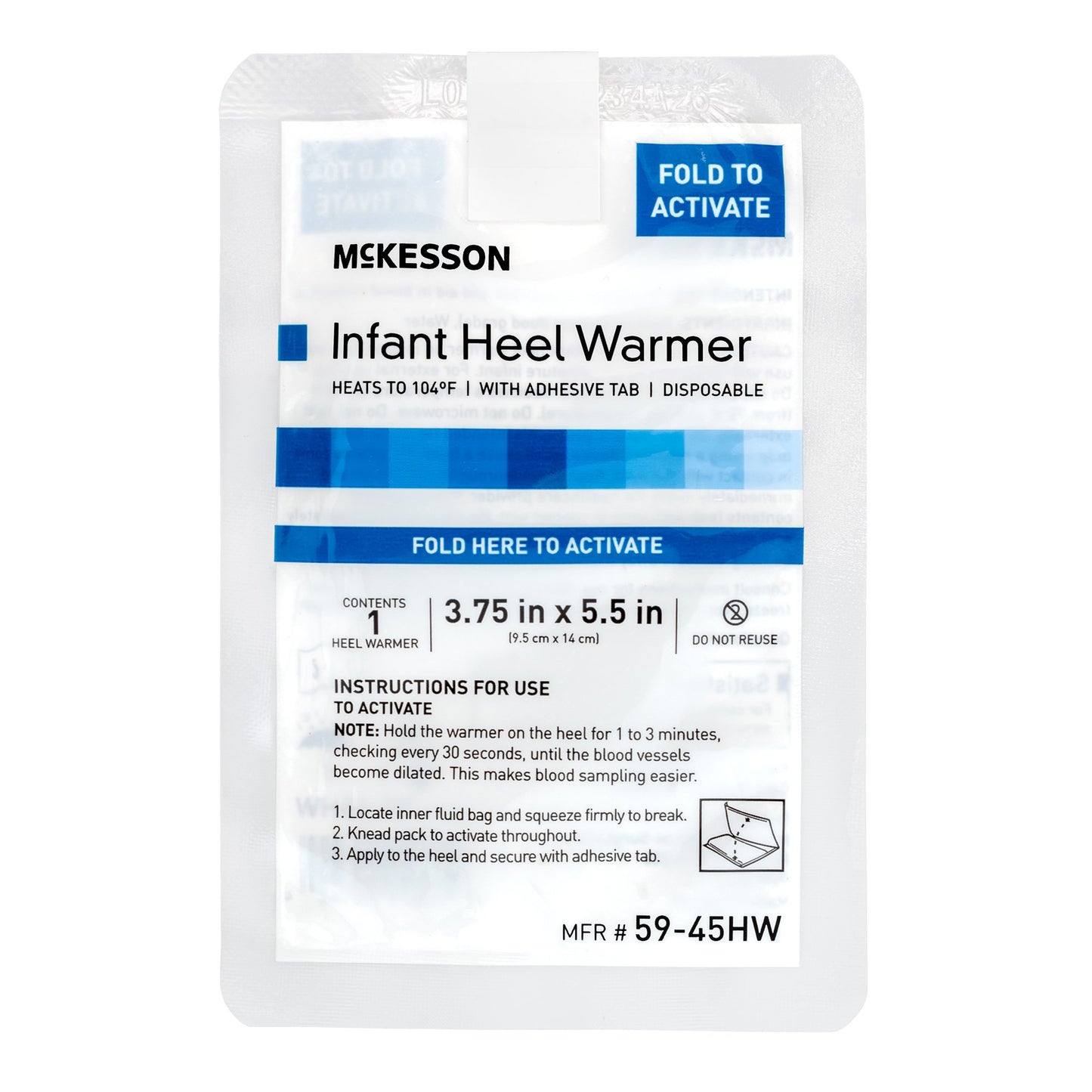 WARMER, HEEL INF 3.75"X5.5" LF