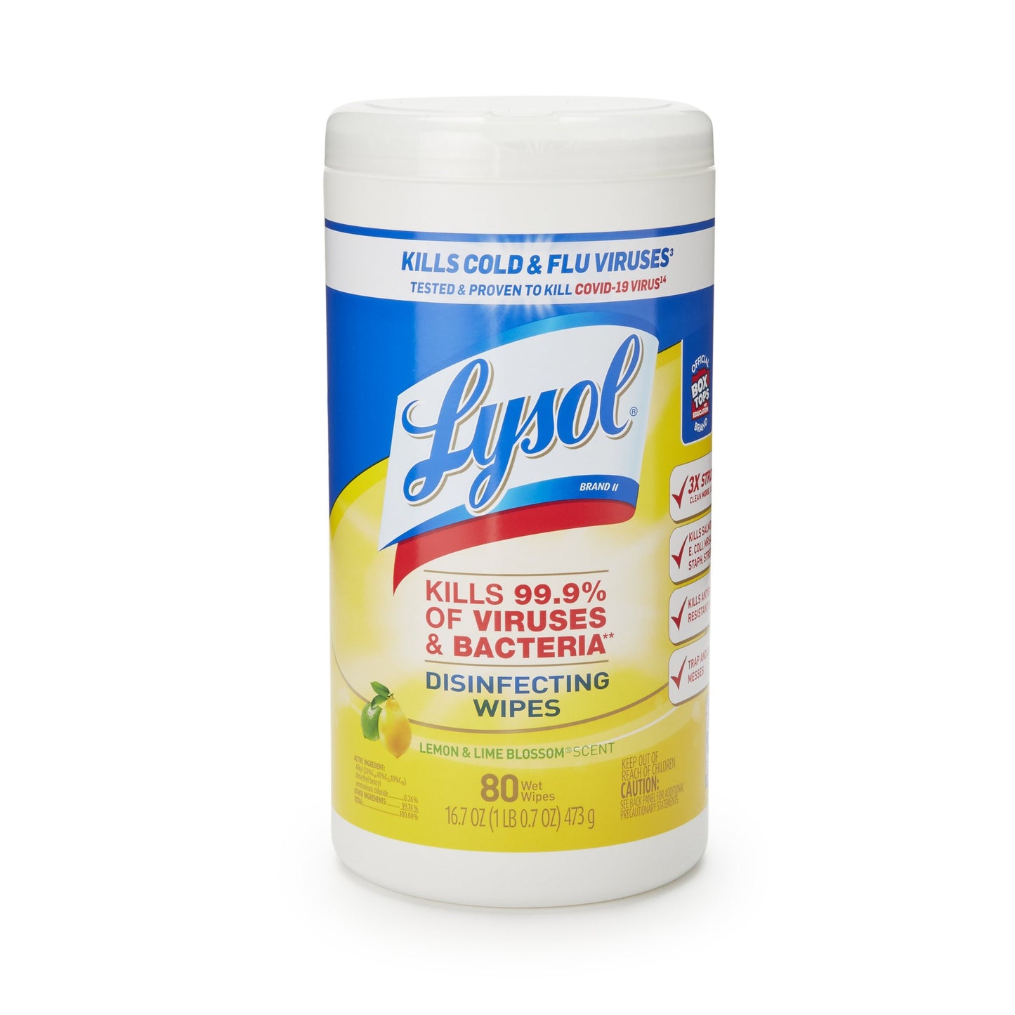WIPE, SANITIZING LYSOL LEMON &LIME BLOSSOM
