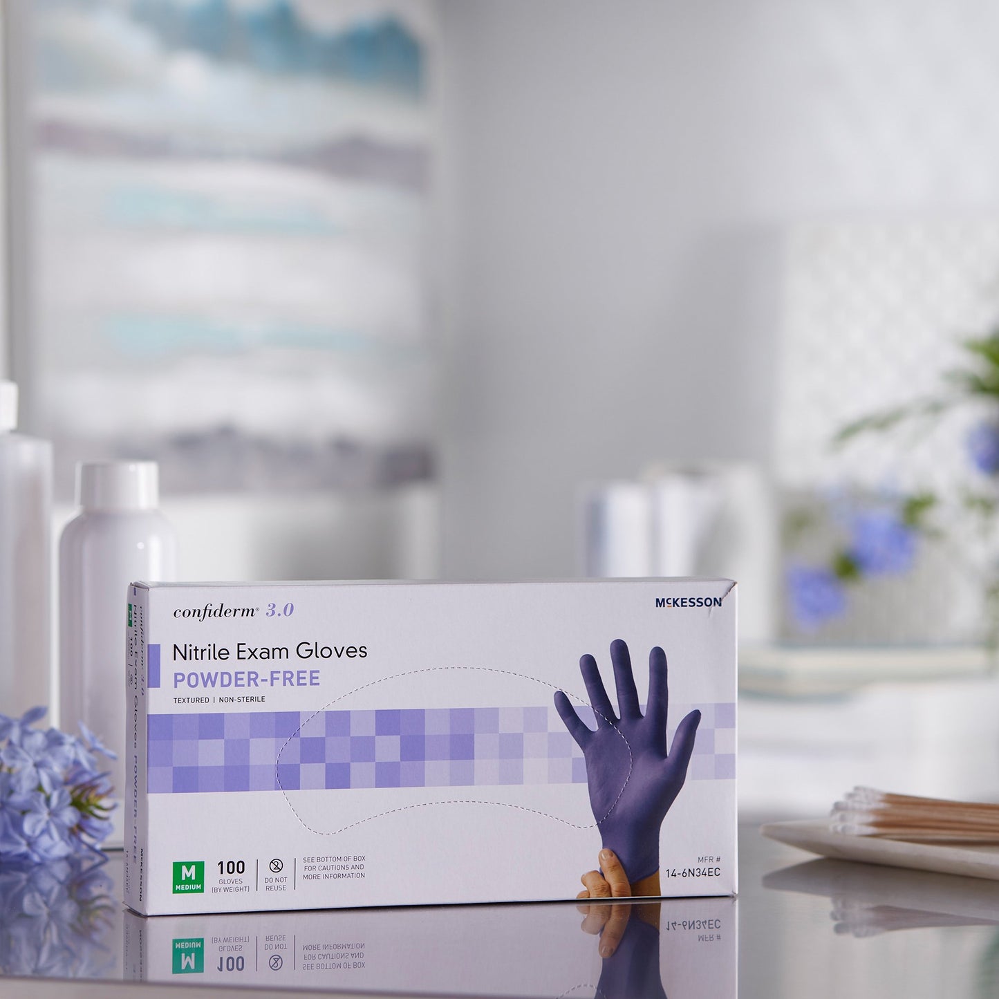 GLOVE, EXAM NTRL MED N/S 3.0