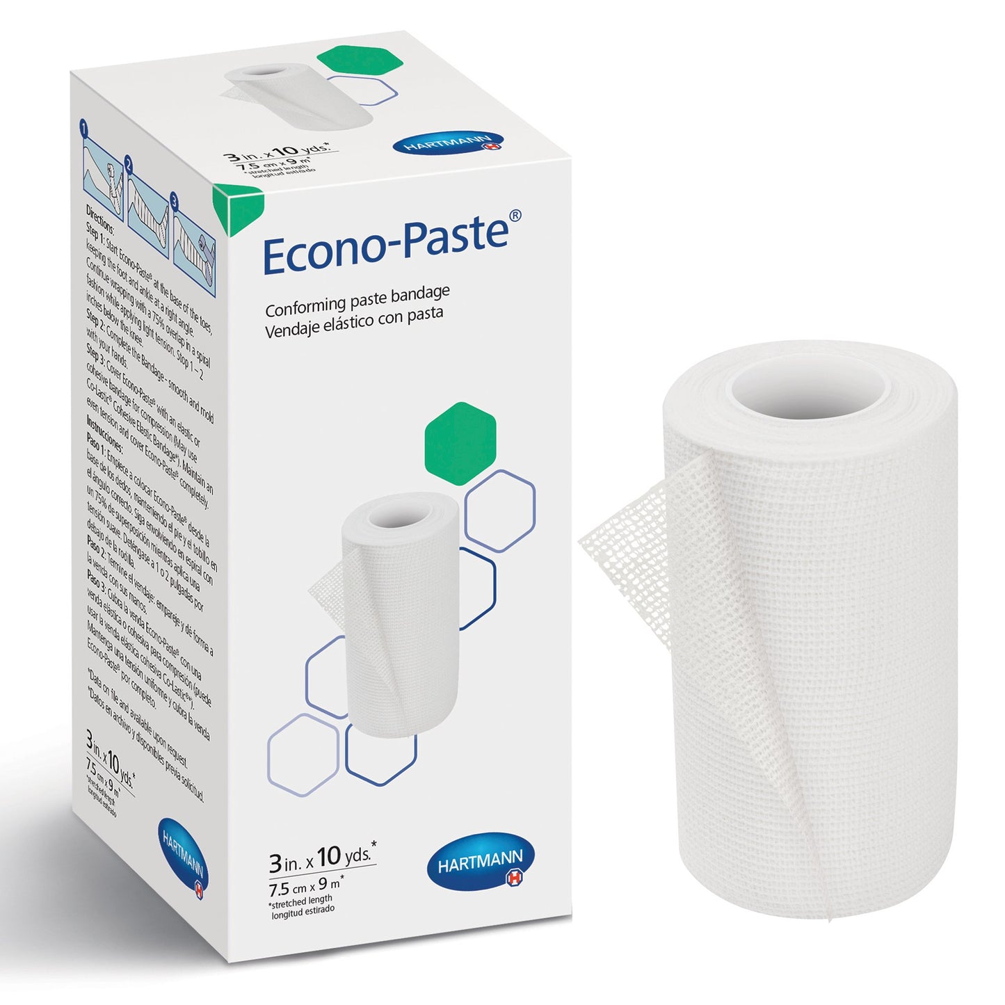 BANDAGE, ECONO-PASTE 3"X10YD