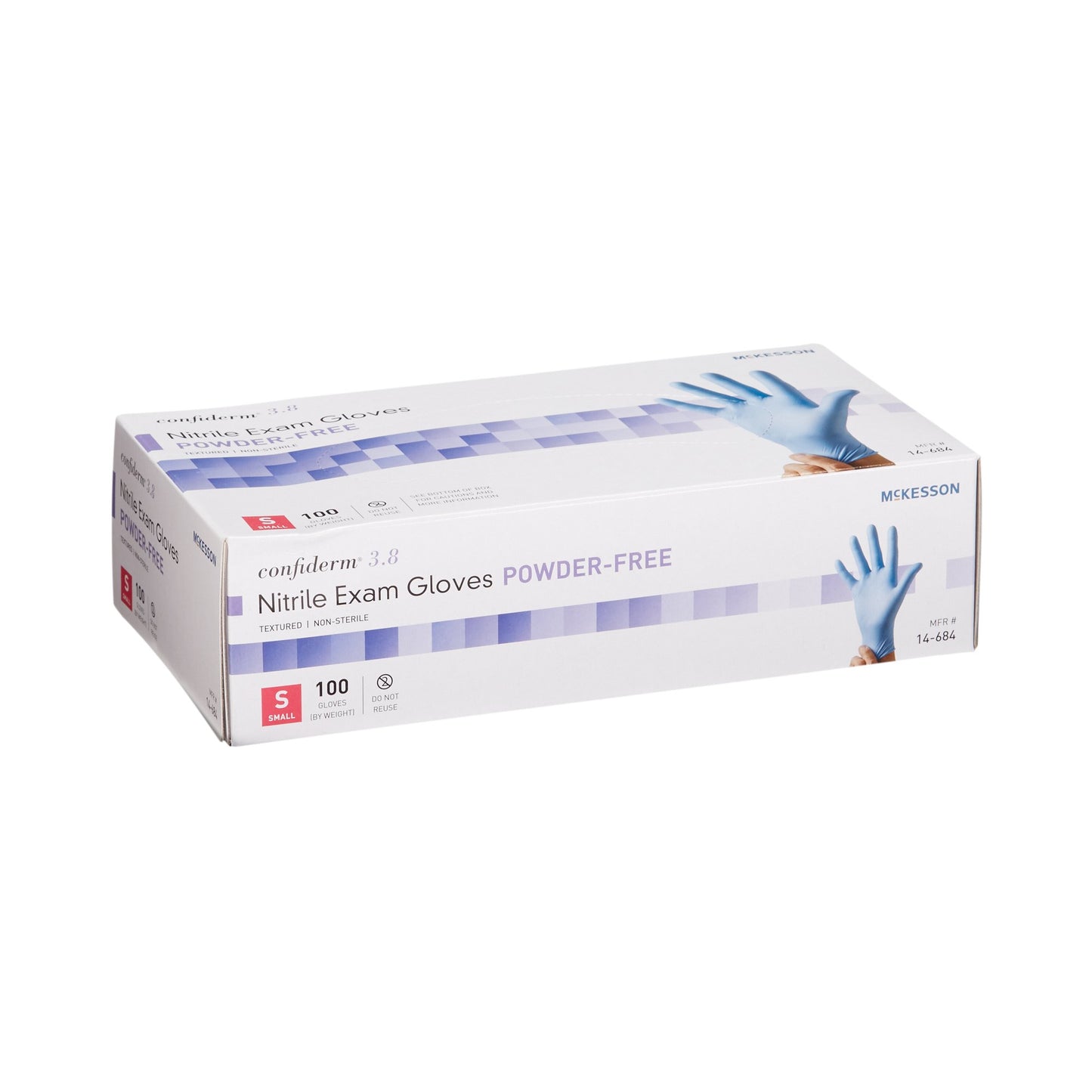 GLOVE, EXAM NTRL SM N/S 3.8