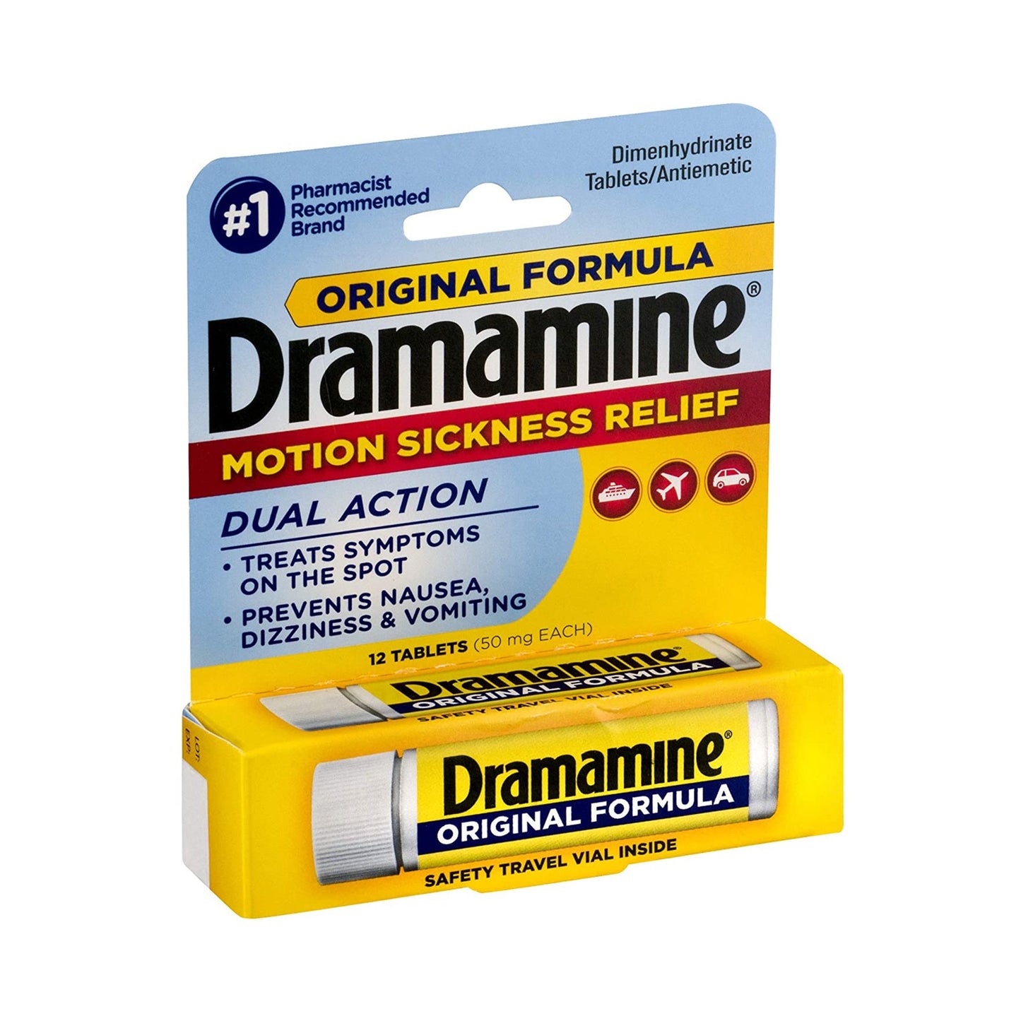 DRAMAMINE, TAB ORIG 50MG