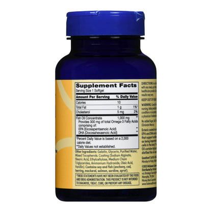 FISH OIL, CAP SGEL FT SM 1000MG