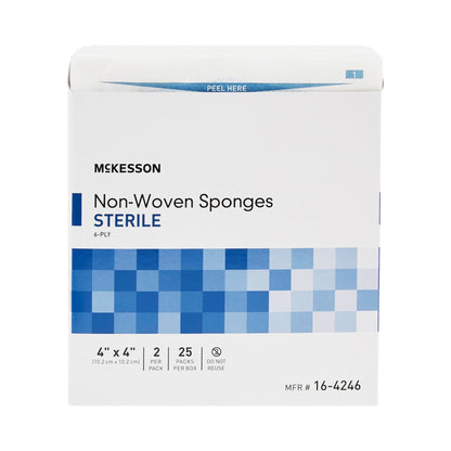 SPONGE, N/WOVN 4"X4" 6PLY STR