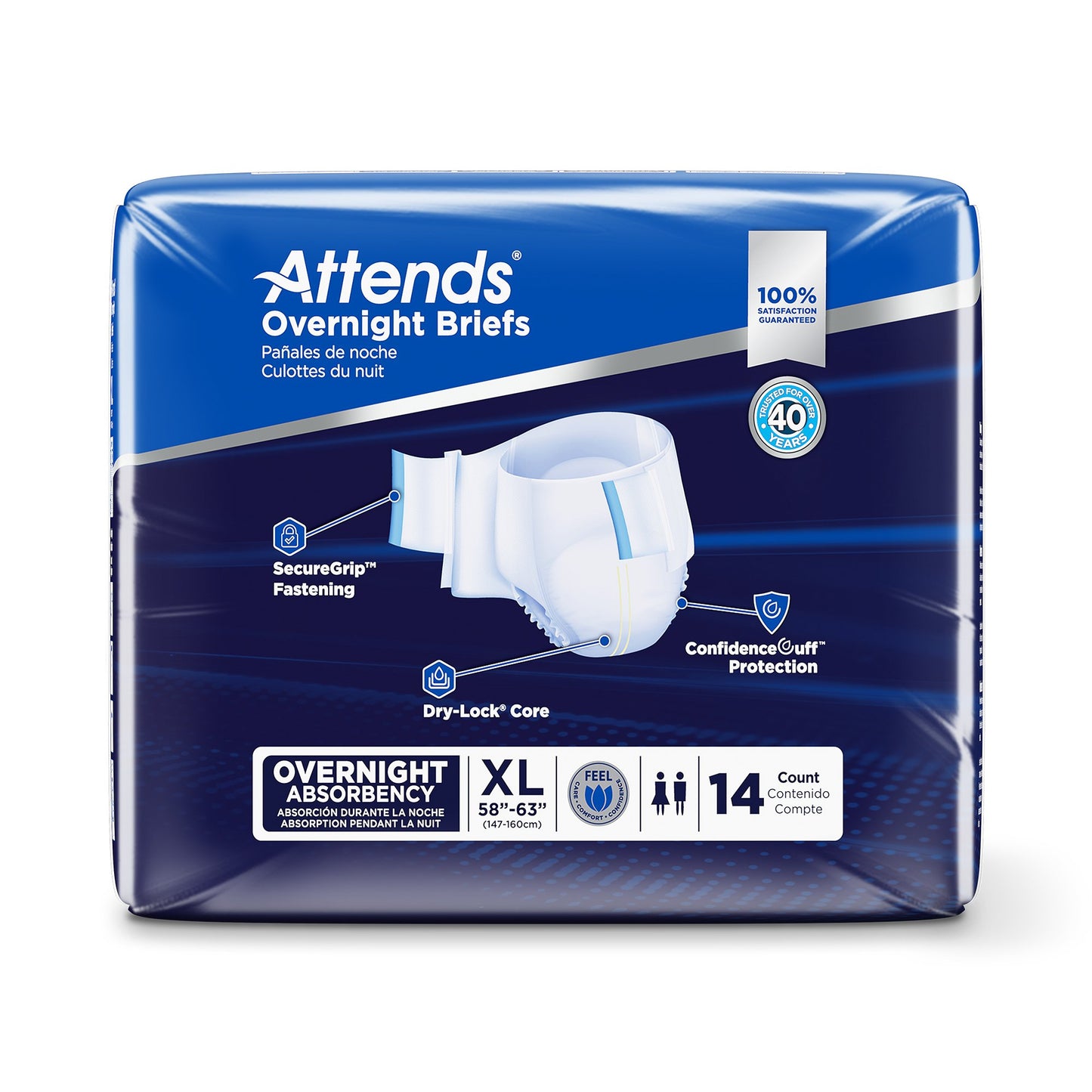 BRIEF, EXTENDED WEAR XLG
