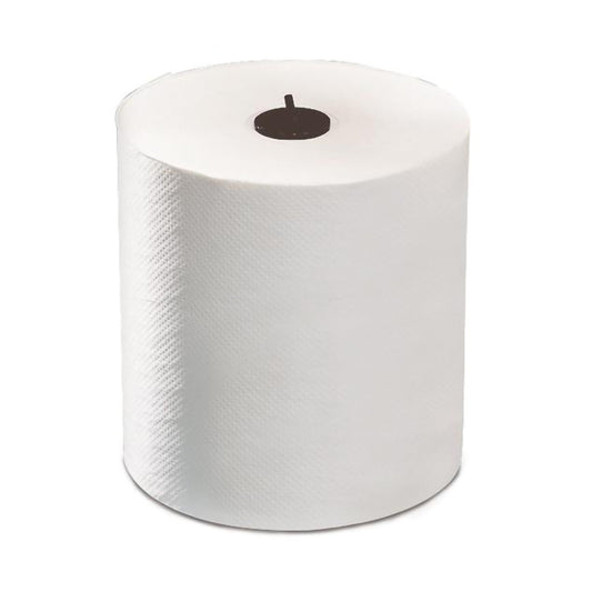 TOWEL, HAND ROLL WHT 7.70X9.5700FT PER RL