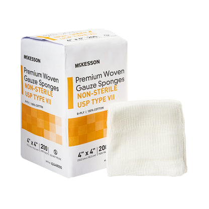 SPONGE, GAUZE TYPE-VII 8PLY N/S 4"X4"