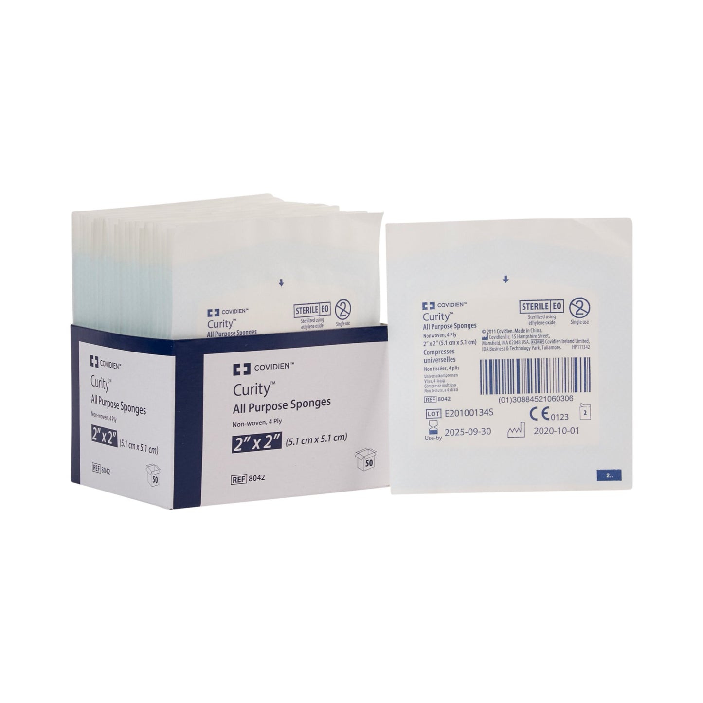 SPONGE, GAUZE CURITY STR 2"X2"
