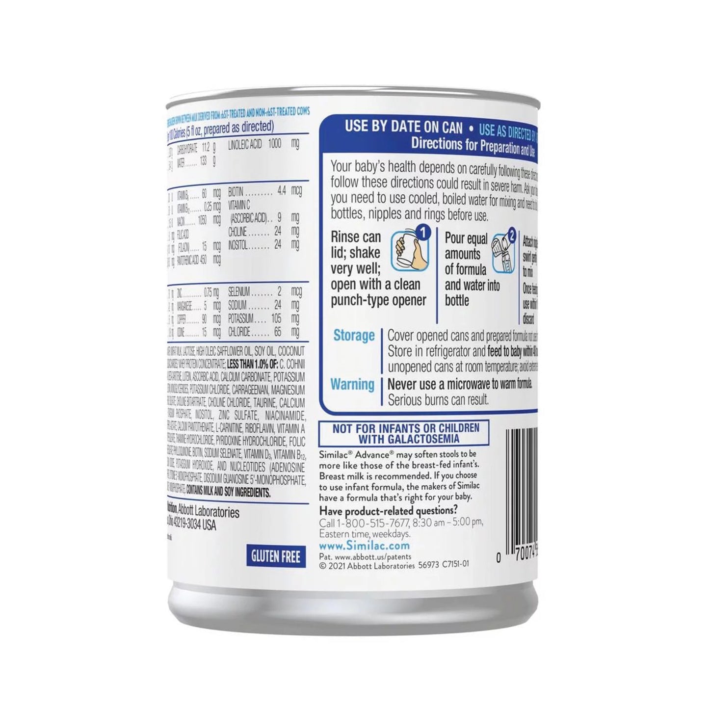 SIMILAC, ADV IRON 13OZ
