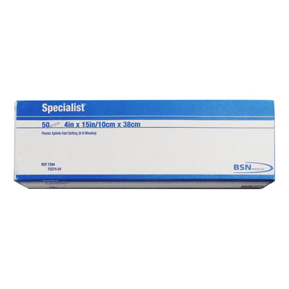 SPLINT, PLASTER CAST SPEC XFAST WHT 4"X15"