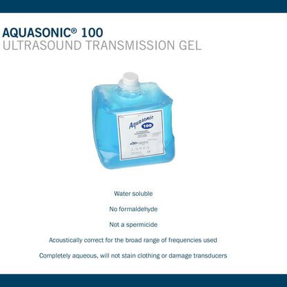 GEL, ULTRASOUND AQUASONIC 5L BLU