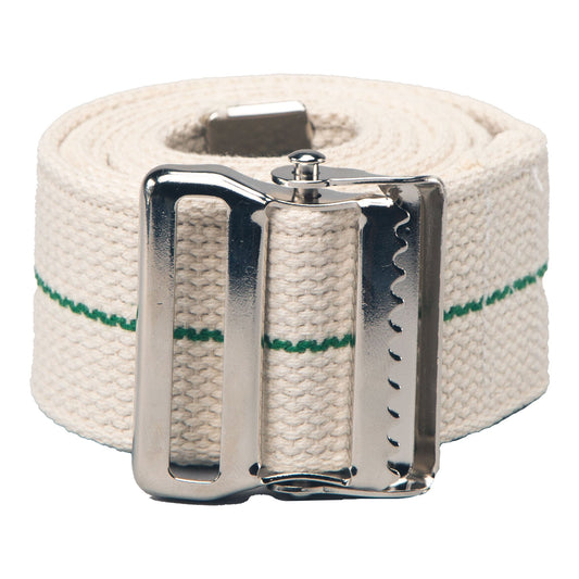 BELT, GAIT BULK PACK WHT SHORT54"